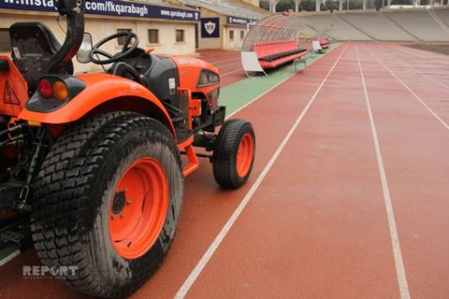 Respublika stadionunu şumladılar - FOTOLAR