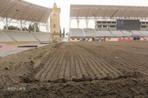 Respublika stadionunu şumladılar - FOTOLAR