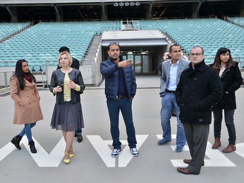 UEFA-nın Bakıda seminarı və Olimpiya Stadionunda futbol - FOTOLAR