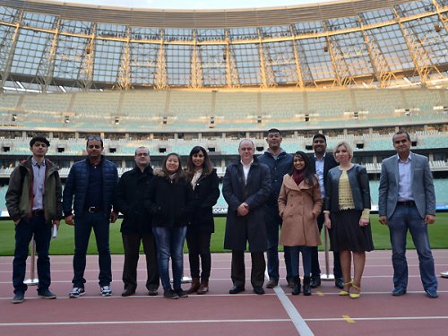 UEFA-nın Bakıda seminarı və Olimpiya Stadionunda futbol - FOTOLAR