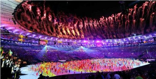 Olimpiyaçılarımız "Rio-2016"nın açılışında - FOTOLAR