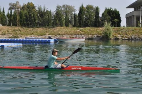 Olimpiya mükafatçımız Mingəçevirdə -  FOTOLAR