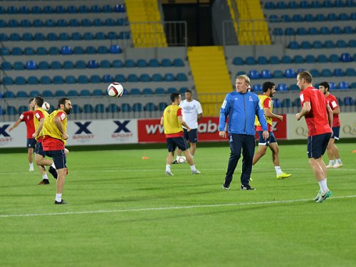 Millimiz "Dalğa Arena"da hazırlaşdı - FOTOLAR