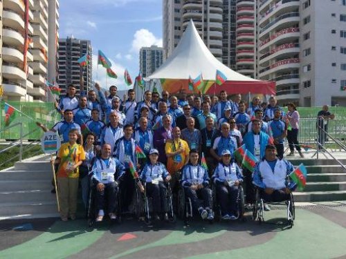 Rio-de-Janeyroda Azərbaycan bayrağı qaldırıldı - FOTOLAR