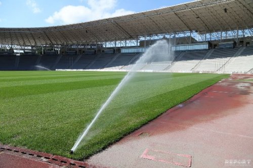 Respublika stadionunda son durum - FOTOLAR