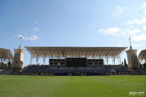 Respublika stadionunda son durum - FOTOLAR