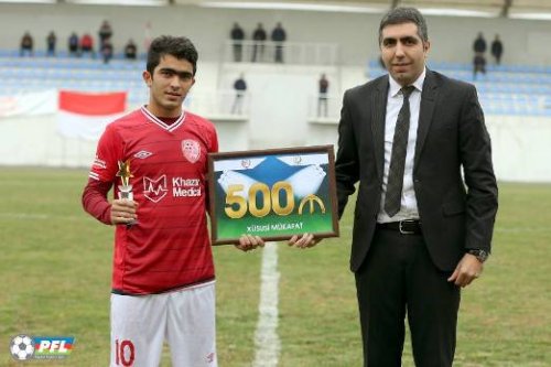 İcra başçısından futbolçuya hədiyyə - FOTOLAR