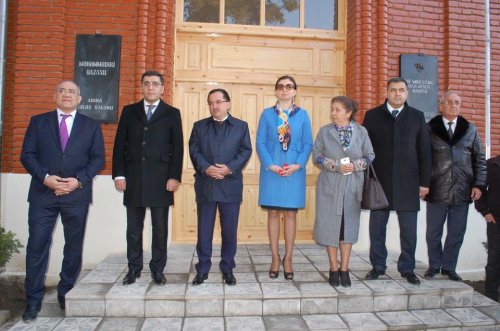 Qazaxda yeni təmirdən çıxmış güləş zalı açıldı - FOTOLAR