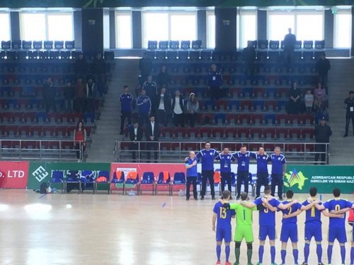 "Qarabağ"ın legionerləri futzal matçında yan-yana - FOTO