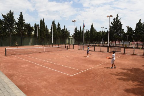 İdman Tennis Kompleksinin açılışı oldu