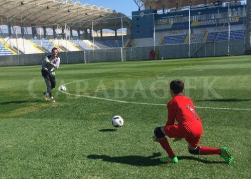 "Qarabağ" üçün anlamlı ziyarət - FOTOLAR