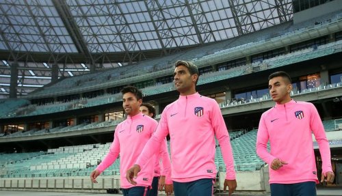 “Atletiko” Bakı Olimpiya Stadionunda - FOTOLAR