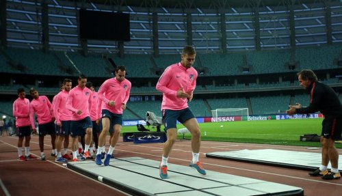 “Atletiko” Bakı Olimpiya Stadionunda - FOTOLAR