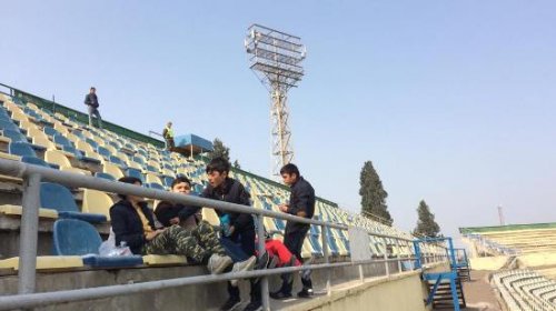 Gəncə şəhər stadionunda son durum - FOTOLAR