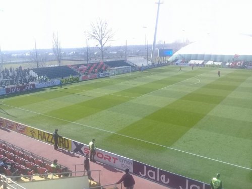 Qəbələ şəhər stadionunda son durum - FOTOLAR