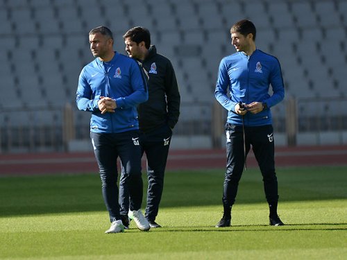 Millimiz 5 futbolçusuz çalışdı - FOTOLAR