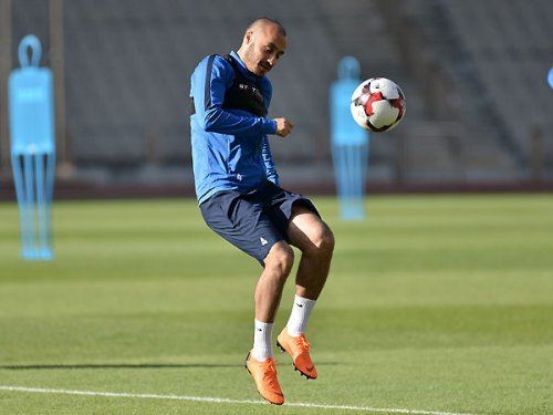 Millimiz 5 futbolçusuz çalışdı - FOTOLAR