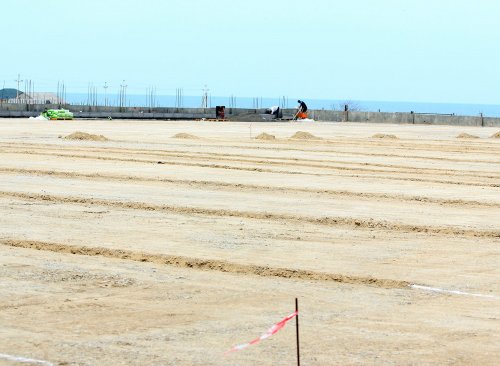 "Kapital Bank Arena"nın örtüyü dəyişdirilir - FOTOLAR