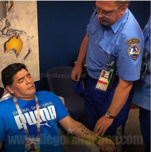 Maradona səhhətindən danışdı - FOTOLAR