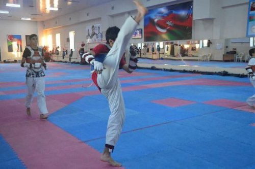 Taekvondoçularımızın olimpiada hazırlıqları - FOTOLAR