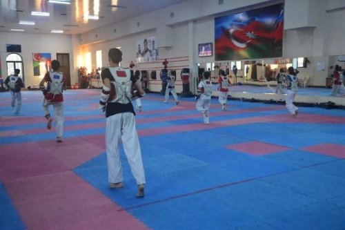 Taekvondoçularımızın olimpiada hazırlıqları - FOTOLAR