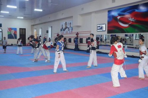 Taekvondoçularımızın olimpiada hazırlıqları - FOTOLAR