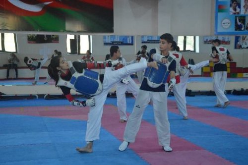 Taekvondoçularımızın olimpiada hazırlıqları - FOTOLAR