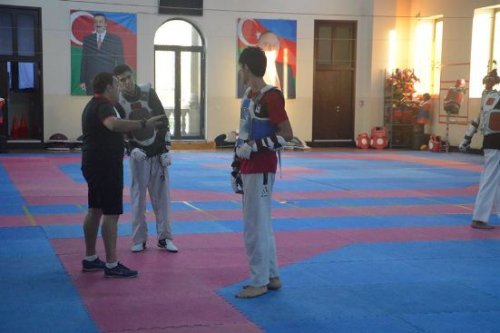 Taekvondoçularımızın olimpiada hazırlıqları - FOTOLAR