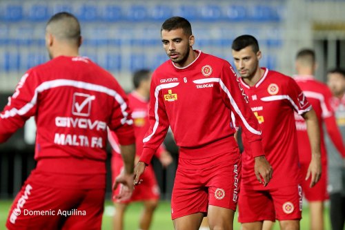 Malta millisi "Bakcell Arena"da - FOTOLAR