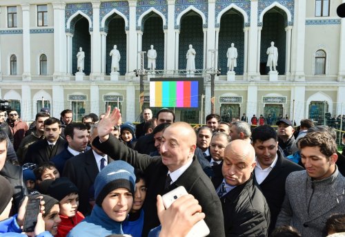 Prezident "Ulduzlar finalı"nda - FOTOLAR