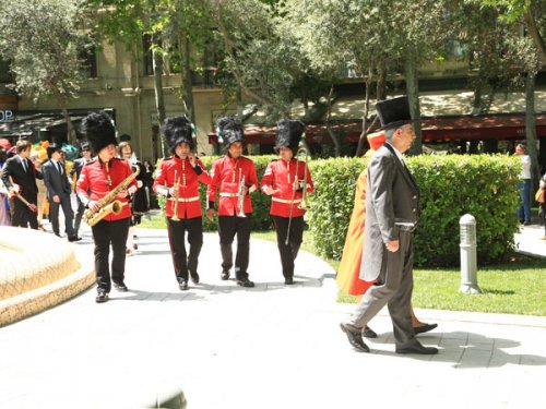 Bakıda Avropa Liqası yürüşü - FOTOLAR