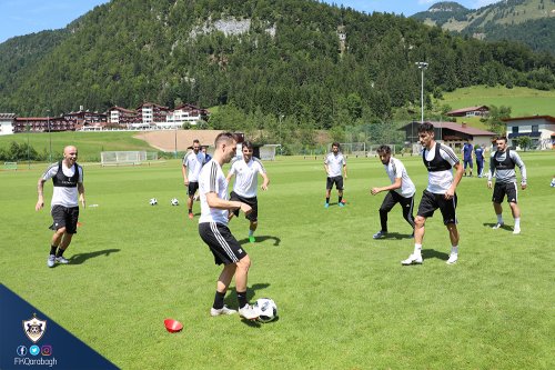 "Qarabağ"ın Avstriyada ilk məşqi - FOTOLAR