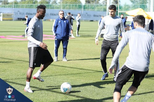 Yeni transferin "Qarabağ"la ilk məşqi - FOTOLAR