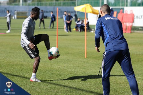 Yeni transferin "Qarabağ"la ilk məşqi - FOTOLAR