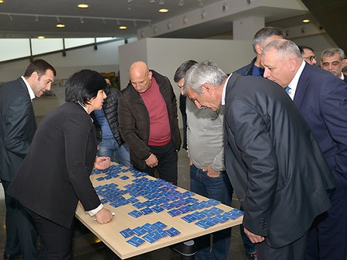 Nazim Süleymanov veteranların görüşündə - FOTOLAR