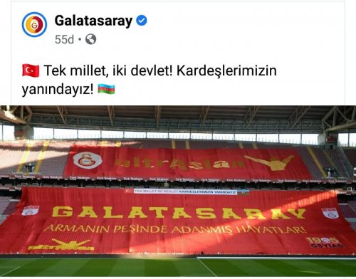 "Qalatasaray"dan Azərbaycana dəstək - FOTO