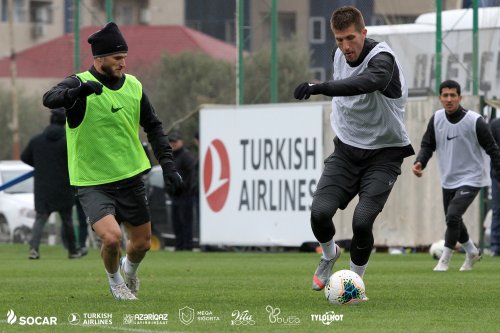 "Neftçi" Samir Abasovla ilk məşqinə çıxdı - FOTOLAR