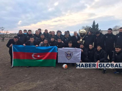 "Qarabağ" "İmarət"də futbol oynadı - FOTOLAR - VİDEO