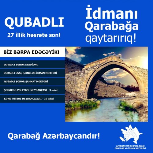 Erməni işğalı vaxtı dağıdılmış idman obyektləri - SİYAHI