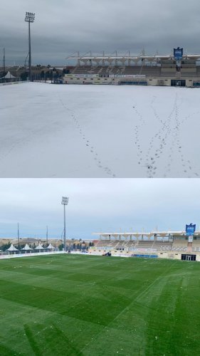 Stadionlar Premyer Liqamızın oyunlarına hazırdır - FOTOLAR