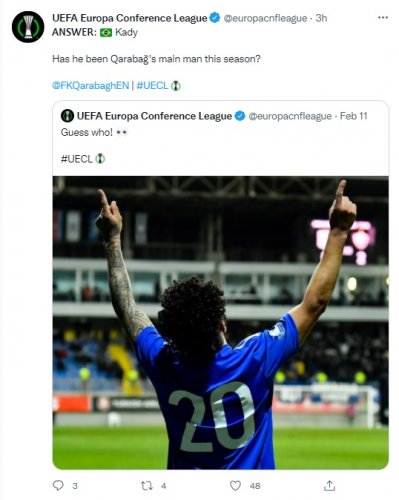 UEFA "Qarabağ"dan kimi fərqləndirdi? - FOTO