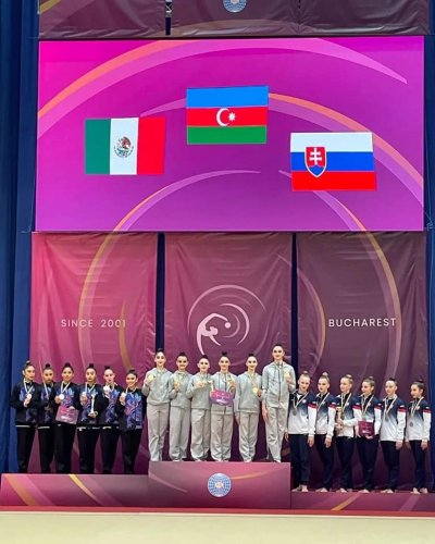 Gimnastlarımızdan Rumıniya və Polşada medallar - FOTOLAR