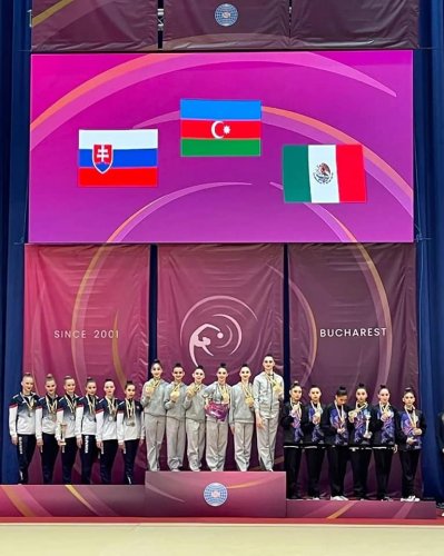 Gimnastlarımızdan Rumıniya və Polşada medallar - FOTOLAR