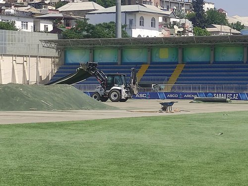 "ASCO Arena"da işlərə başlanıldı - FOTOLAR