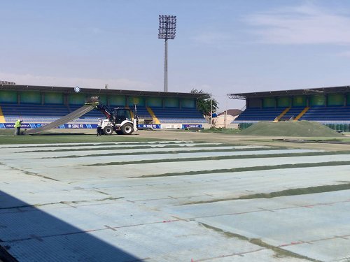 "ASCO Arena"da işlərə başlanıldı - FOTOLAR