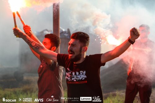 "Neftçi" cavab oyununa azarkeşləri ilə hazırlaşır - FOTOLAR