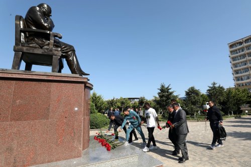 "Neftçi"nin 85 illiyi münasibətilə yoldaşlıq oyunu - FOTOLAR