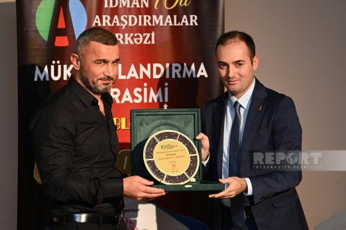 İdman Araşdırmalar Mərkəzi ilin qaliblərini mükafatlandırdı - FOTOLAR