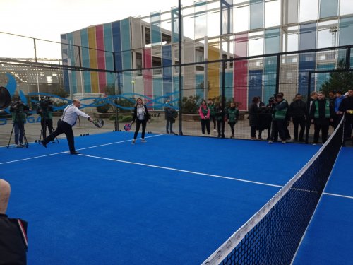 Su İdman Sarayında padel tennis kortunun açılışı oldu - FOTOLAR