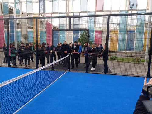 Su İdman Sarayında padel tennis kortunun açılışı oldu - FOTOLAR